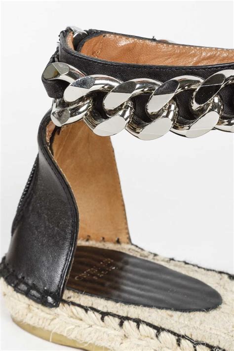 givenchy maremma espadrilles|GIVENCHY Lambskin Ankle Chain Maremma Espadrilles 38.